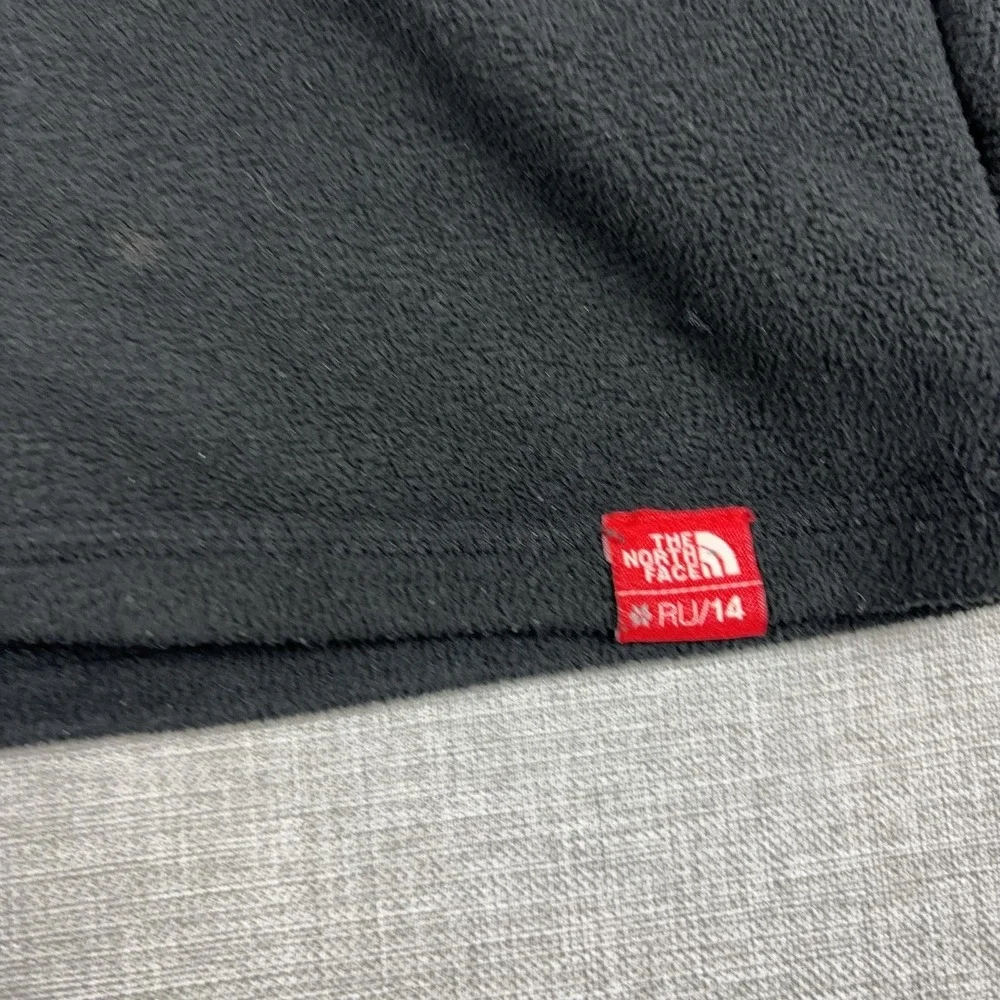 The North Face Jacket Mens XL Black Polartec Fleece 1/4 Zip Russia Olympics 2014
